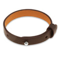 Bracciale in pelle vegana da uomo - Semplice bracciale da surfista, regolabile