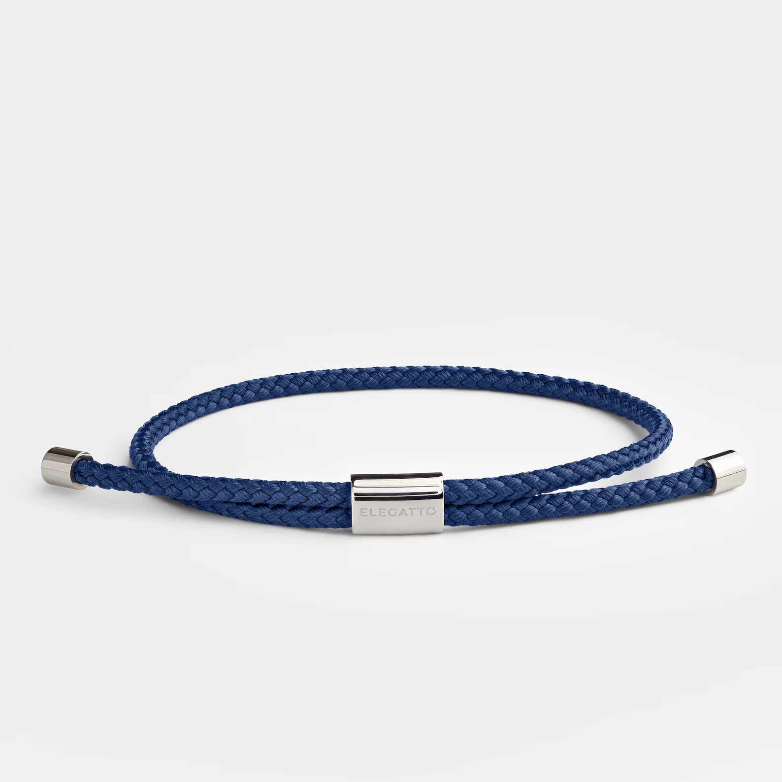Bracciale in corda di nylon - Stile marinaio, chiusura in acciaio inossidabile