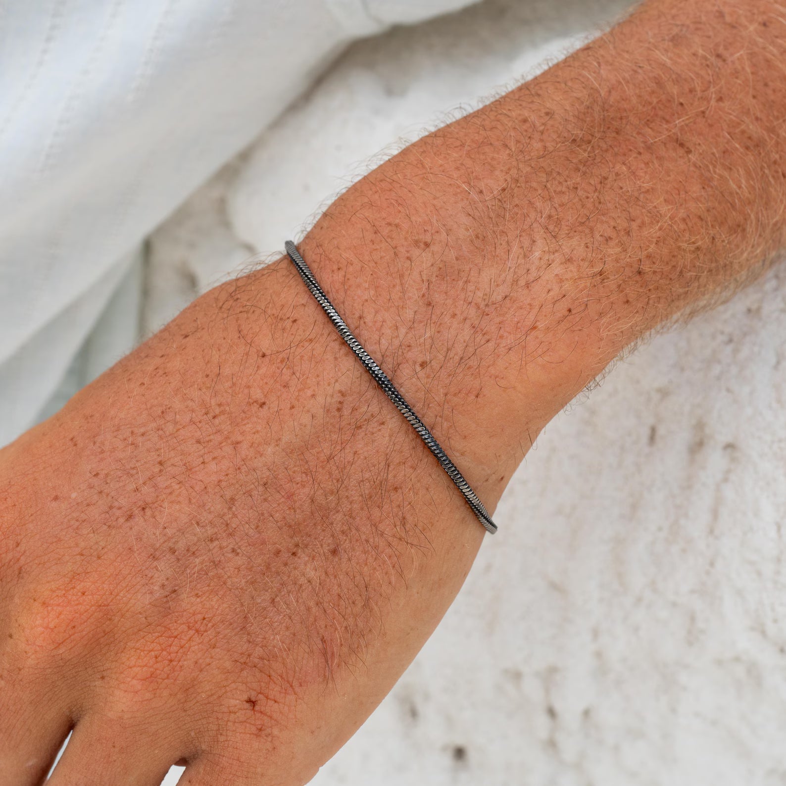 Bracciale in acciaio inossidabile con design a serpente