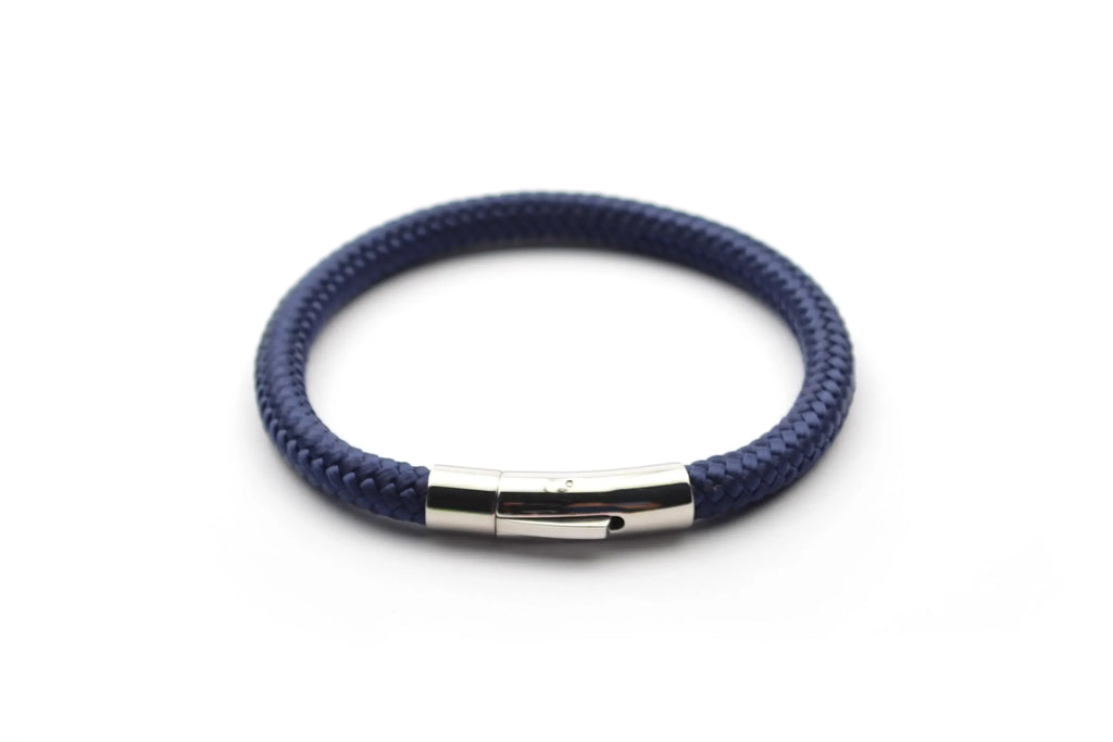 Bracciale da uomo blu scuro
